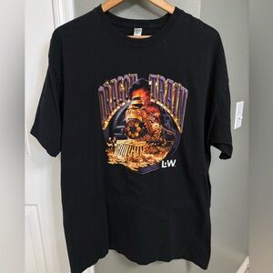 M&O Gd Black Dragon Train Graphic T-Shirt